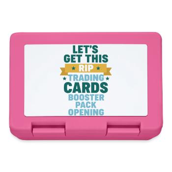 LASS UNS DIESEN RIP Trading Cards Booster Pack holen - Brotdose - Pink - Vorne