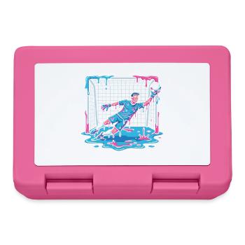 Gardien de but liquide qui goutte - Boîte à goûter - rose - Devant
