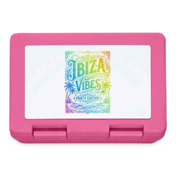 Ibiza Vibes Colorful - Lunchbox - pink - Front