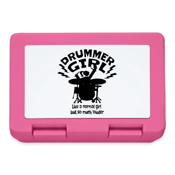 Drummer_Girl_Neu_2 - Brotdose - Pink - Vorne