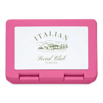 Italien Toskana Finca Urlaub Natur Landhaus - Brotdose - Pink - Vorne