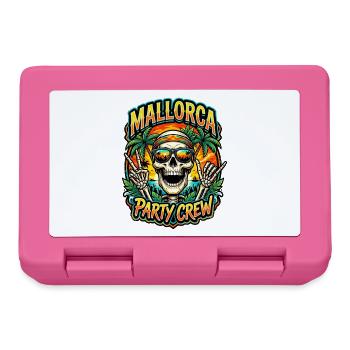 Mallorca Party Team Skeleton - Lunchbox - pink - Front