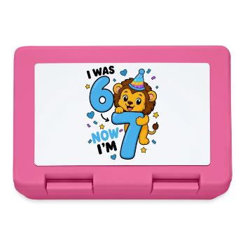  Ich War 6, Jetzt Bin Ich 7 Löwe 7. - Lunchbox - pink - Front