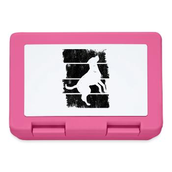 Chien - Boîte à goûter - rose - Devant