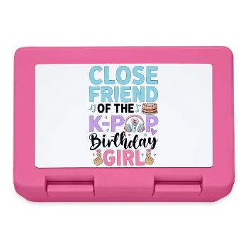 Close Friend Of The K-Pop Birthday Girl - Lunchbox - pink - Front