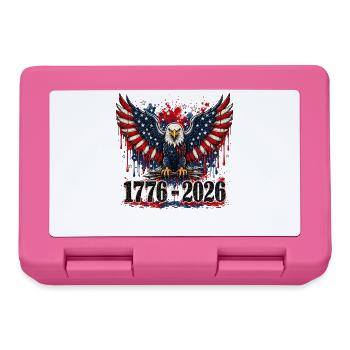 Eagle Patriot 1776–2026 - Lunchbox - pink - Front