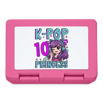 K-Pop Princess Age 10 Years Old Birthday - Lunchbox - pink - Front
