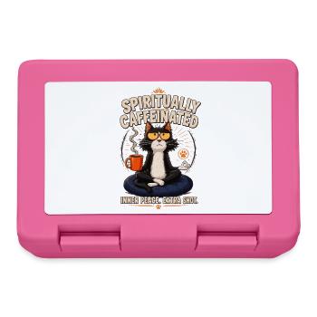Spirited Cat Kaffeemeditation - Brotdose - Pink - Vorne