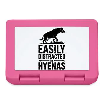 Paroles de la hyène Cadeau drôle de hyène - Boîte à goûter - rose - Devant