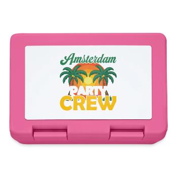 Amsterdam Party Crew - Boîte à goûter - rose - Devant