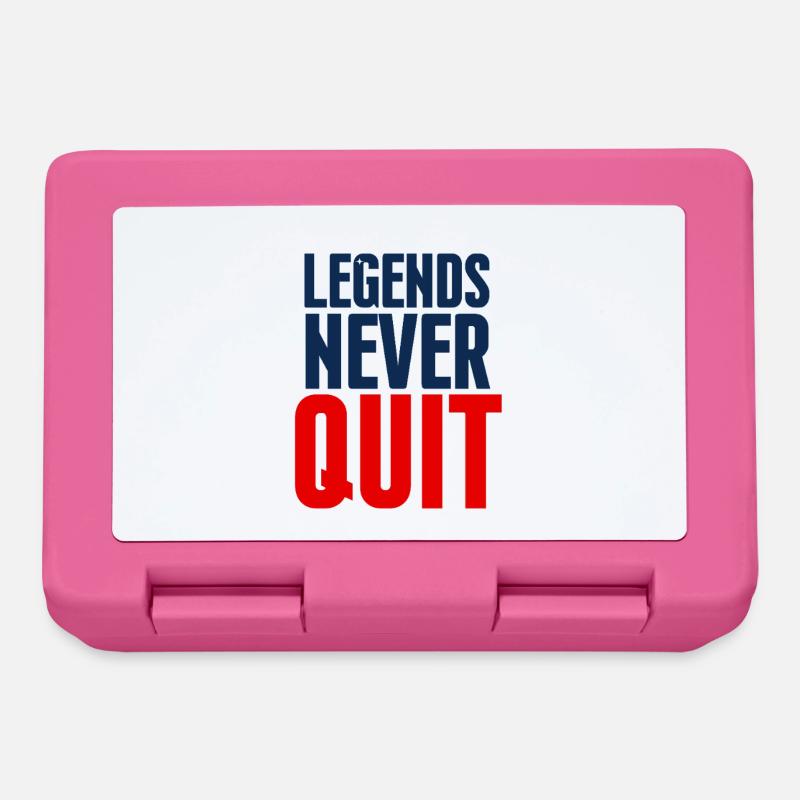Legends Never Quit Bold - Boîte à goûter - rose