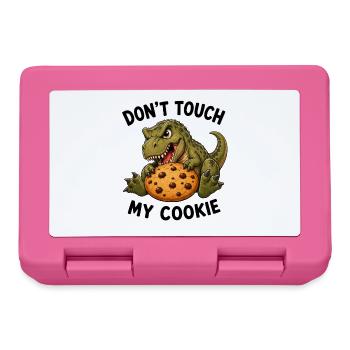 Cute Dinosaur T-Rex Cookie Cookie Saying - Lunchbox - pink - Front