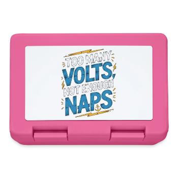 Marine Electrician Too Many Volts Boat Electrician - Brotdose - Pink - Vorne