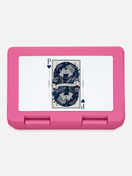Prince of Hearts Gay Pride Spielkarten Design - Brotdose - Pink