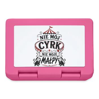 Nie Mój Cyrk Małpy - Lunchbox - pink - Front