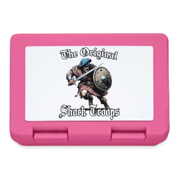 Scottish Clan Warrior Motif | Highland Charge - Lunchbox - pink - Front