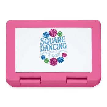 Square Dancing Square Dance Gifts - Lunchbox - pink - Front