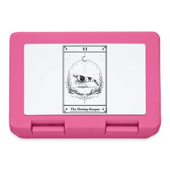 Der Garnelenhüter | Aquarium Tarot - Brotdose - Pink - Vorne