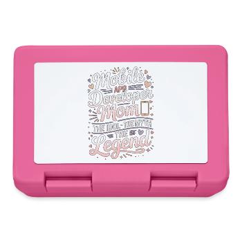 Mobile App Developer Mom The Software Engineer - Lunchbox - pink - Front