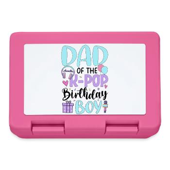 Mom of The K-Pop Birthday Boy - Lunchbox - pink - Front