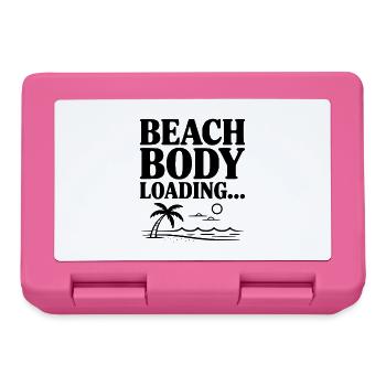 Beach Body Loading... - Lunchbox - pink - Front