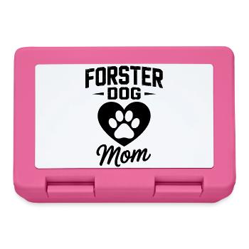 Foster Dog Mom - Hund Adoptiert Geschenk - Brotdose - Pink - Vorne