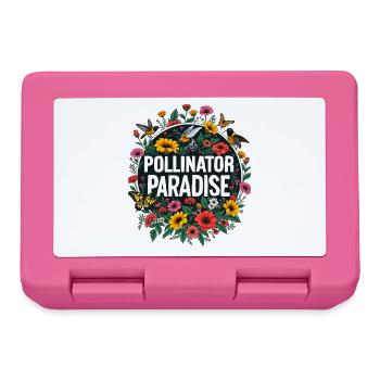 Pollinator Paradise Garten - Brotdose - Pink - Vorne