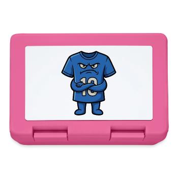 Grumpy Football Jersey Number Ten Art - Lunchbox - pink - Front
