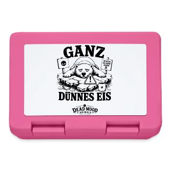 Introvertierte Kaffeeliebhaber und Sarkasmus-Fans - Brotdose - Pink - Vorne