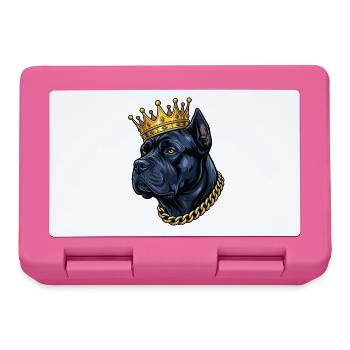 Cane Corso Crown Italian Mastiff Royal - Lunchbox - pink - Front