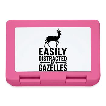 Gazelles Expressions Gazelles Drôle de Gazelle - Boîte à goûter - rose - Devant