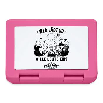 Lustiges Beluga Meeting Shirt | Büro Humor - Brotdose - Pink - Vorne