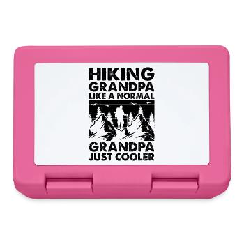 Hiking grandpa like a normal grandpa just cooler - Lunchbox - pink - Front