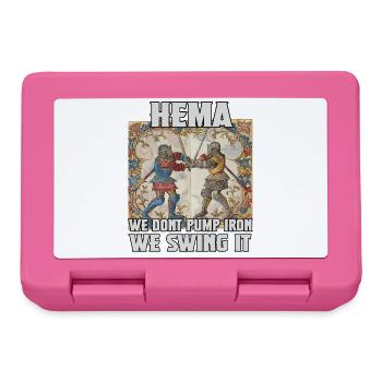 HEMA, Middle Ages & Knights' Tournaments HEMA Gift - Lunchbox - pink - Front