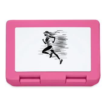 Runner Drawing - Lunchbox - pink - Front