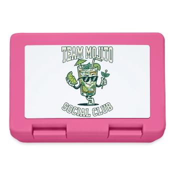 Bachelor Party Mojito Cocktail Bartender - Lunchbox - pink - Front