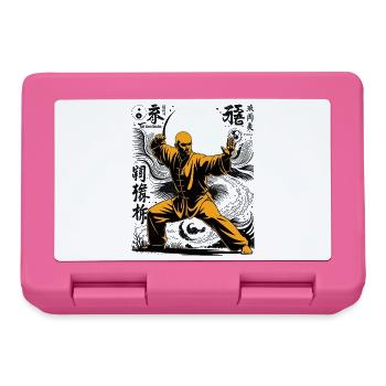 Tai Chi Zen Meditation – Chi Qigong Training - Lunchbox - pink - Front