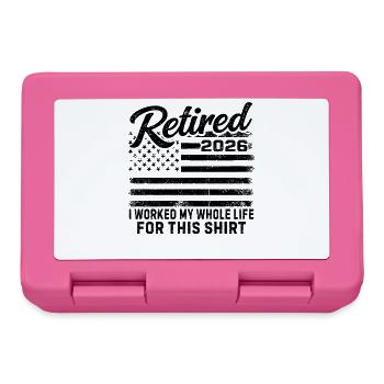 Retraité en 2026, j’ai travaillé toute ma vie pour cette chemise - Boîte à goûter - rose - Devant