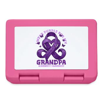 Grand-père – Éducation à Alzheimer - Boîte à goûter - rose - Devant