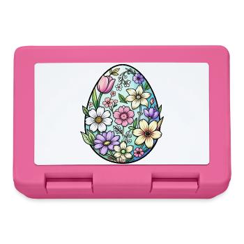 Floral Egg Garden Bloom - Lunchbox - pink - Front