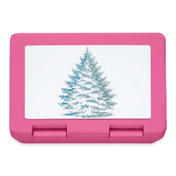 Sapin Enneiger En Hiver Arbre Hivernal  - Boîte à goûter - rose - Devant