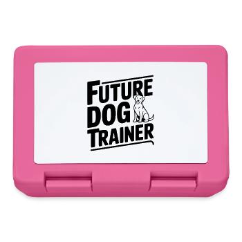 Futur éducateur de chiens - Boîte à goûter - rose - Devant