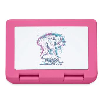 Jimothy Équipe Drôle de Raton Laveur Viral Jimothy - Boîte à goûter - rose - Devant