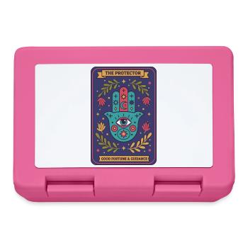 Spirituality Sacred Geometry The Protector - Lunchbox - pink - Front