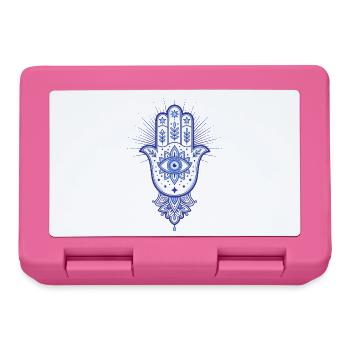 Spiritualität Heilige Geometrie Lotusblume Zen - Brotdose - Pink - Vorne
