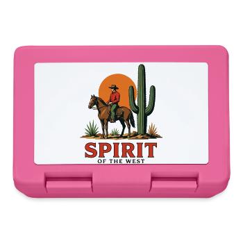 Esprit de l'Ouest Cowboy Crépuscule - Lunchbox - pink - Front