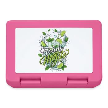 Barman de cocktails Mojito pour enterrement de vie de garçon - Boîte à goûter - rose - Devant