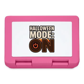 Drôle d’Halloween – Mode Halloween activé - Boîte à goûter - rose - Devant