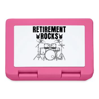 Retirement Rocks - Brotdose - Pink - Vorne