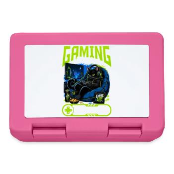 Gamer Gaming Cat Video Game - Brotdose - Pink - Vorne